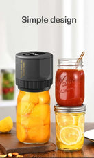 Electric Mason Jar Vacuum Sealer Kit - Cordless & Portable