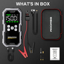 4 in 1 Multi-Function Jump Starter +Air Pump 12v Battery Booster+Air Compressor